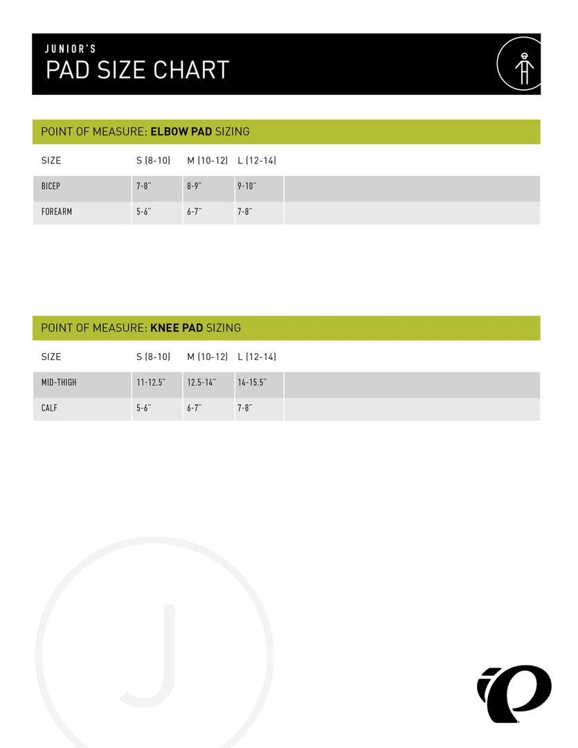 Pearl IZUMi Kids Summit Youth Elbow Pad 12 Pearl IZUMi Kids Summit Youth Elbow Pad