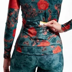Pearl IZUMi Jerseys & Tops Women's Attack Long Sleeve Jersey- Floral